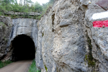 Entrada al segundo túnel.