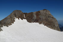 Vistas del pico Clot de la Hount y de la Pique Longue.