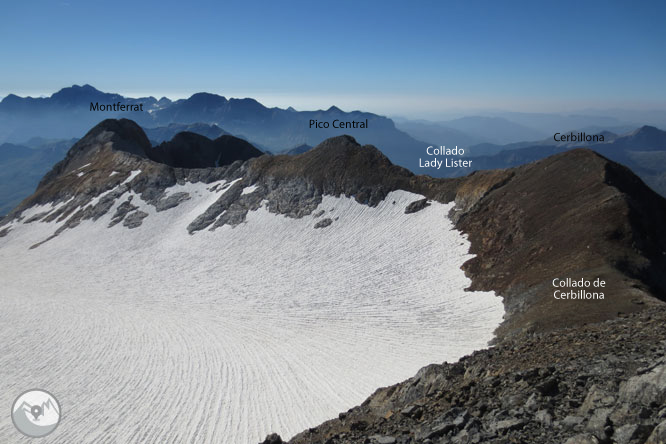 Del Gran Vignemale (3.298m) al Montferrat (3.219m) desde Ossoue 2 