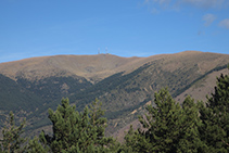 Macizo del Orri con la Torreta de l´Orri, la máxima elevación del macizo.