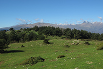 El lomo de la sierra de Freixa (en dirección O).