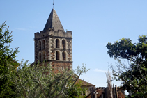 Campanario de la Iglesia de Sant Dalmai.